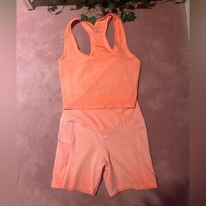 Evolution and Creation Peach Activewear Set